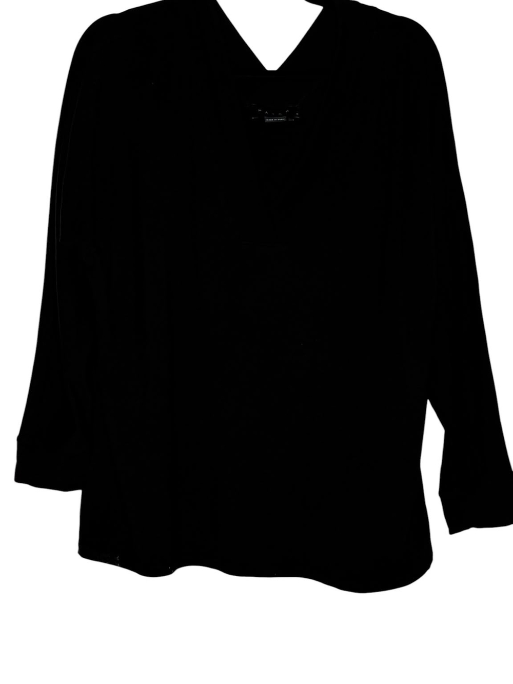 HATCH Black V-Neck Long Sleeve Maternity Top Size Small